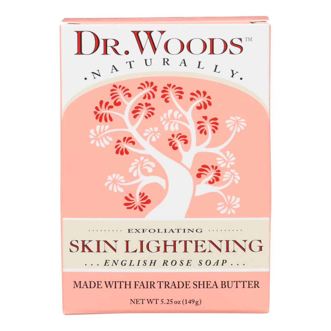 Dr. Woods Bar Soap Skin Lightening English Rose - 5.25 Oz - Maras Green